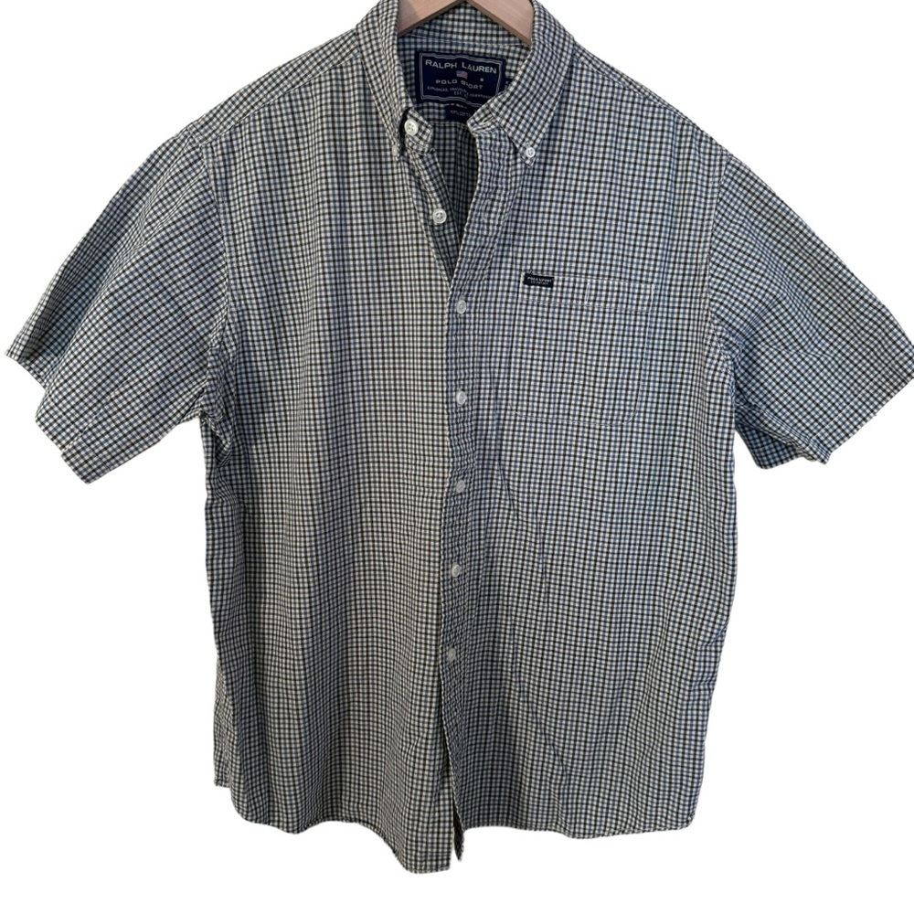 POLO RALPH LAUREN VTG Ralph Lauren Polo Sport Button-Up Shirt Size L